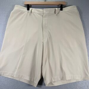 Vintage Nike Golf Dri-FIT Shorts Mens 42 Beige Athletic‎ Casual Performance